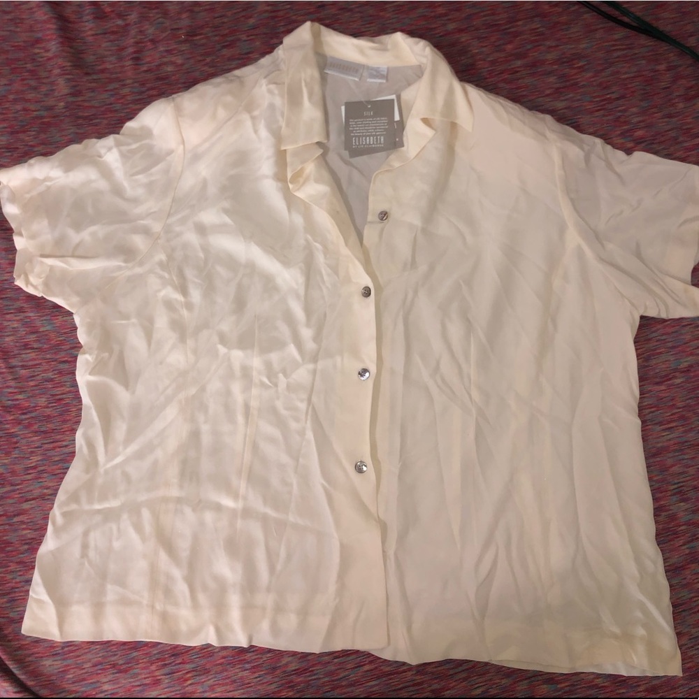 100% silk shirt designed by Liz Claiborne Brand new